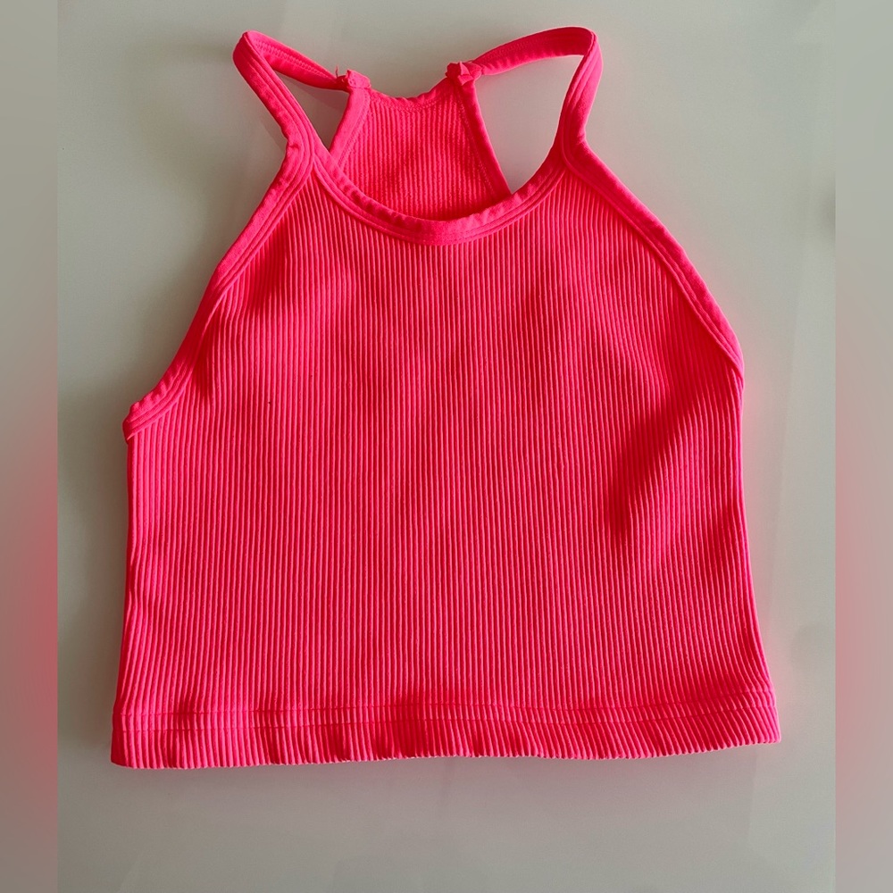 Happiness Runs Crop Tank, seamless active tank